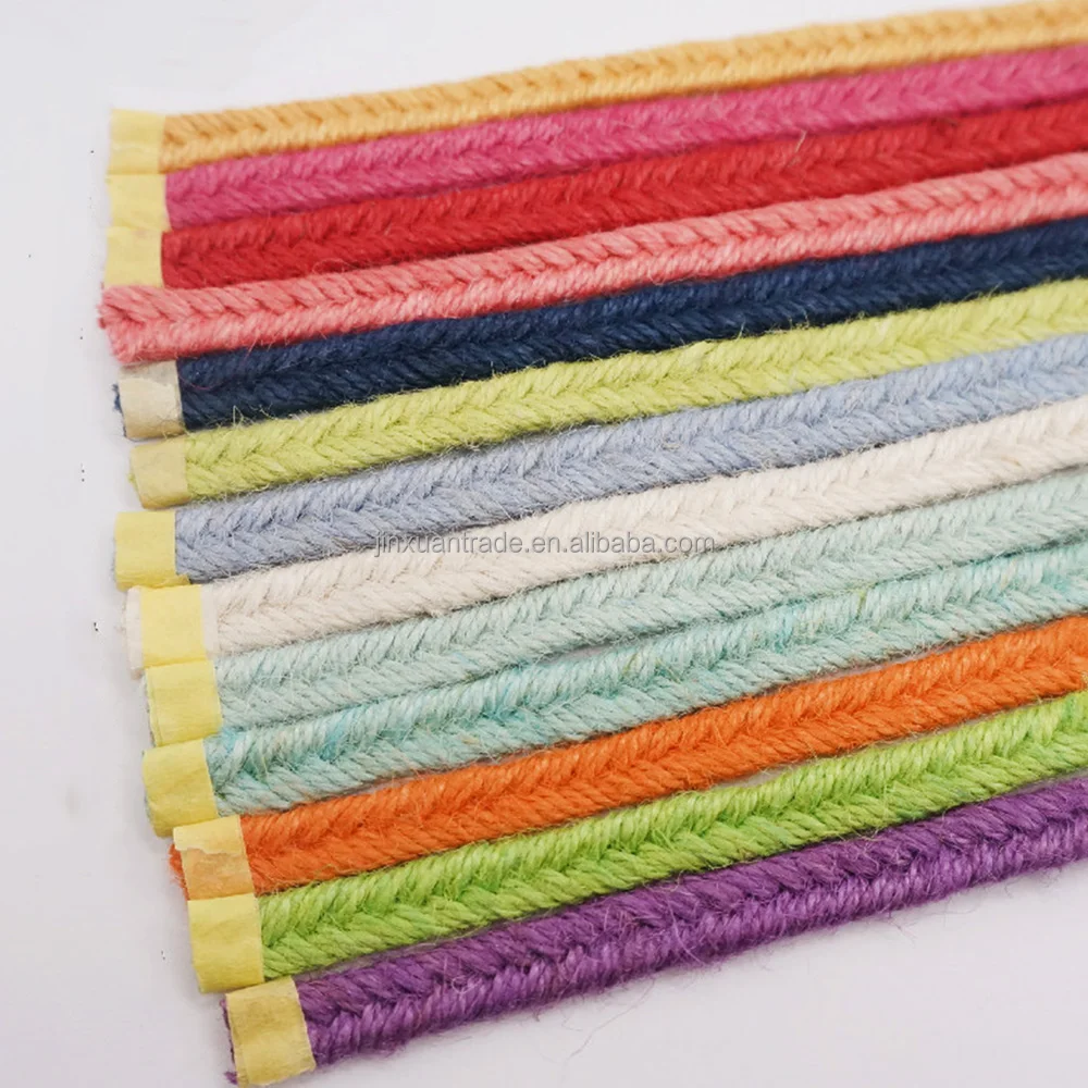 Ready to Ship 13colors 10mm Natrual Jute Cord Soutache Trimming  for Shoes