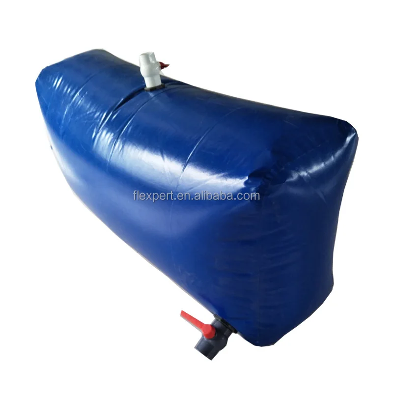 Thickness smooth collapsible 5000 liter PVC inflatable water Storage Bladder Tank and rain water storage tank barrel