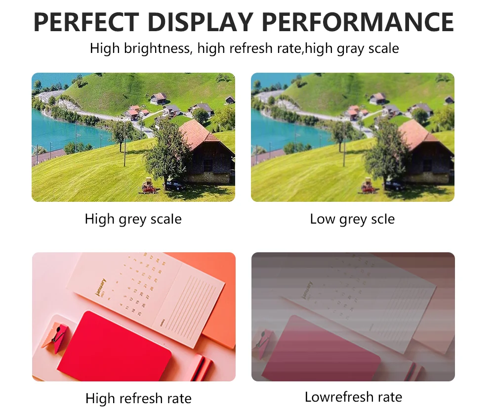 All Weather Resistant Front Service Smd 500*500mm Rental Outdoor P4.8 Led Wall Display For Events