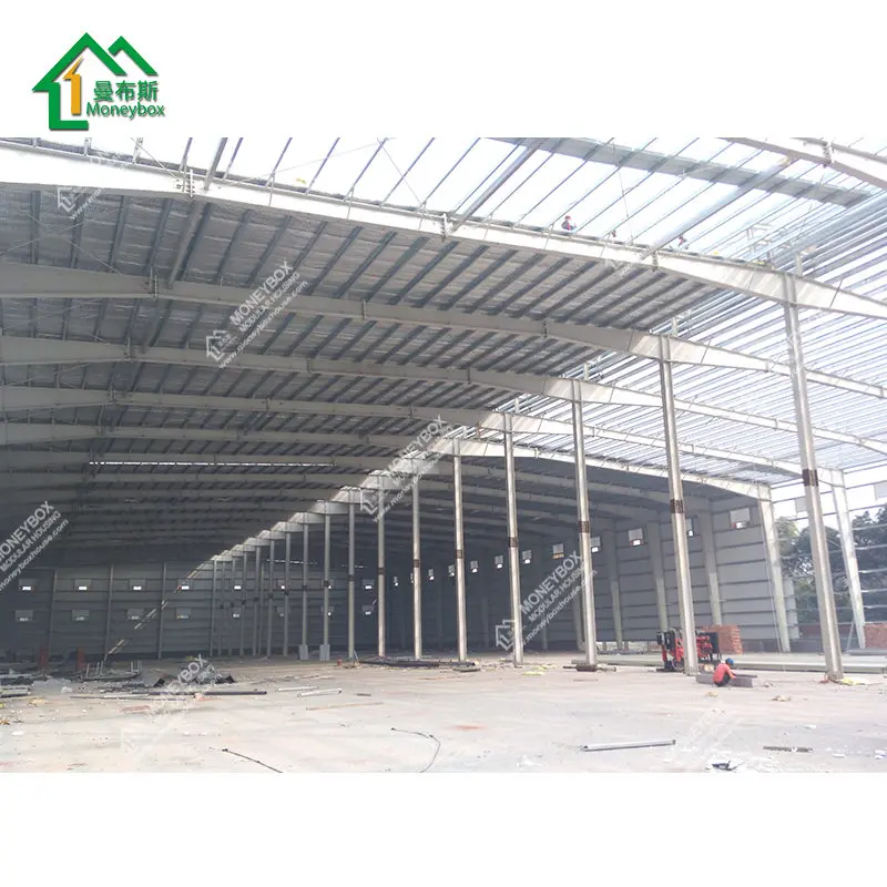 Prefabricated warehouse ,gym,steel structure building from china supplier