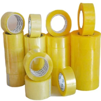 Waterproof Adhesive BOPP Gum Tape 5m Transparent Carton Packing Tape with Printed Logo China Offered Rubber Carton Package Box