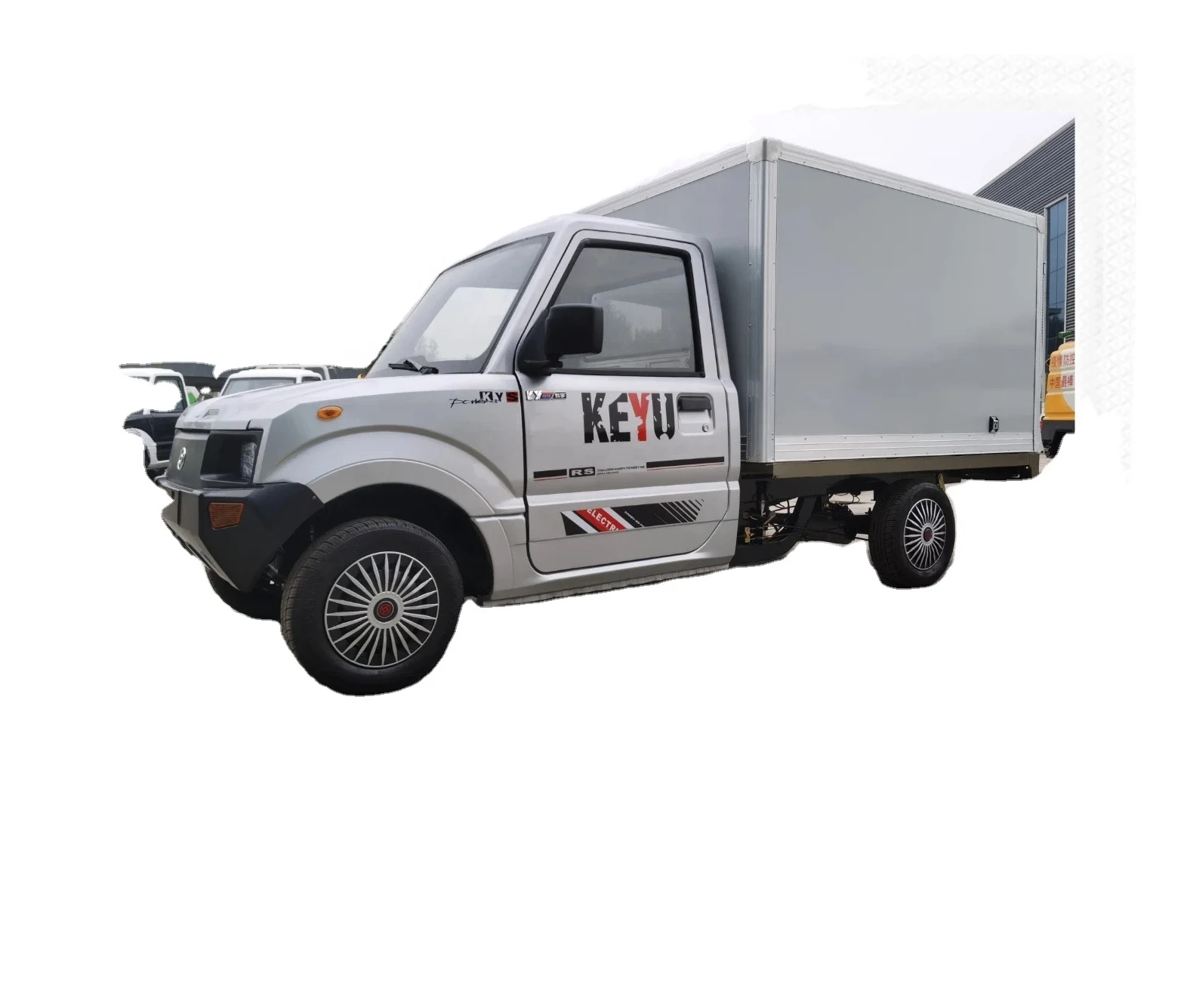 2021 L7E EEC Electric Pickup Truck Cargo Van Vehicle 4 wheels cheap hot sell max load Auto Cars LHD and RHD