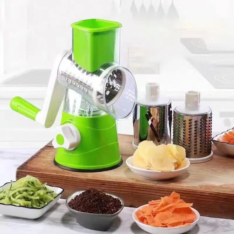 Manual Vegetable Tools Cutter Slicer Kitchen Gadgets Accessories Multifunctional Round Spiralizer Mandoline Slicer Potato Cheese