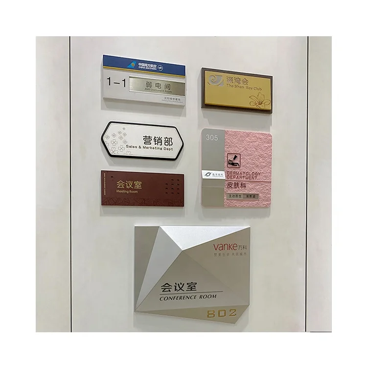 Индивидуальное домашний адрес знаки бляшек Главная дверная вывеска