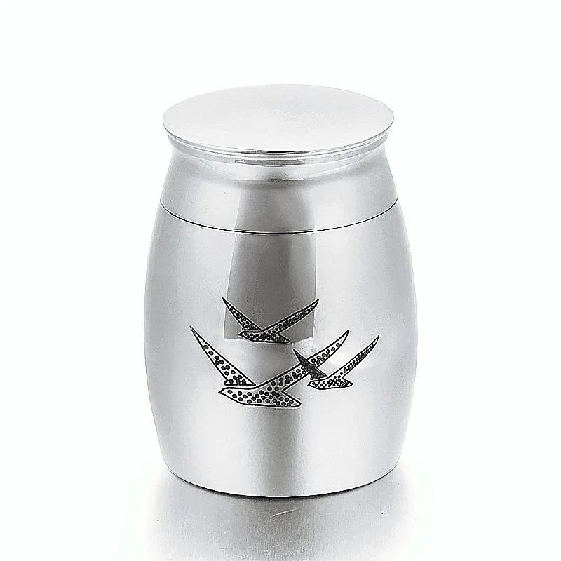 Wholesale Funeral Keepsake Stainless Steel Mini Cremation Pet Urns Funeral Cremation Urns for Dogs Cats