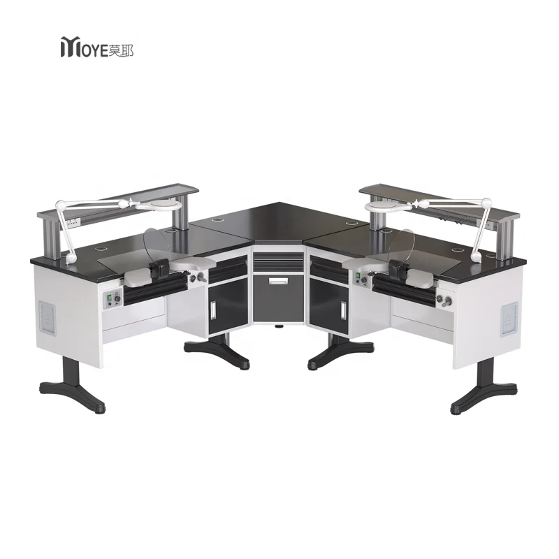 Stainless and Marble Workbench Dental Lab Worktop Dental Workstations