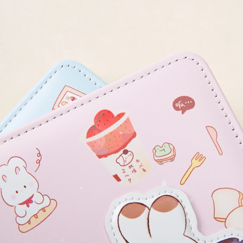 Hard Cover Tap Binding Sew Binding Customized Design Pu Tape Binding Manucript Book 2 Quire A5 Counter Book 192 Pages Hard Cove