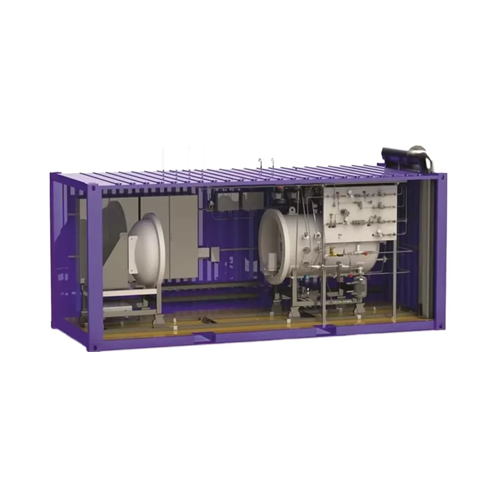 Methanation Sabatier Reactor CO2 Methane Conversion Hydrogen Energy Storage Modular Skid-Mount Containerized Sabatier