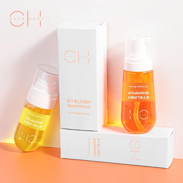 Oil Free Eyelash  Cleanser  Extension Cleaner vegan Washing Lash Bath Custom Cleaning Foam Lash Shampoo Private Label prolong