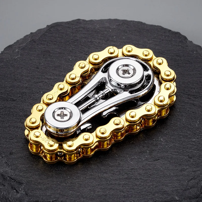 Gear car chain fingertip gyroscope chain decompression gyroscope decompression adult toy