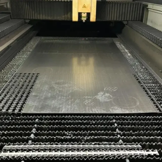 Steel plate sheet exothermic laser stamping and welding metal parts