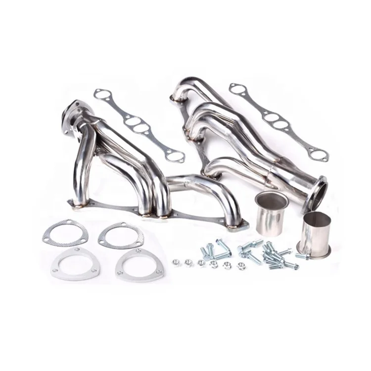FREE SHIPPING AMERICAN INVENTORY  for Chevy Ceramic Headers Monte Malibu Camaro Caprice 265-400 Small Block Gen I V8