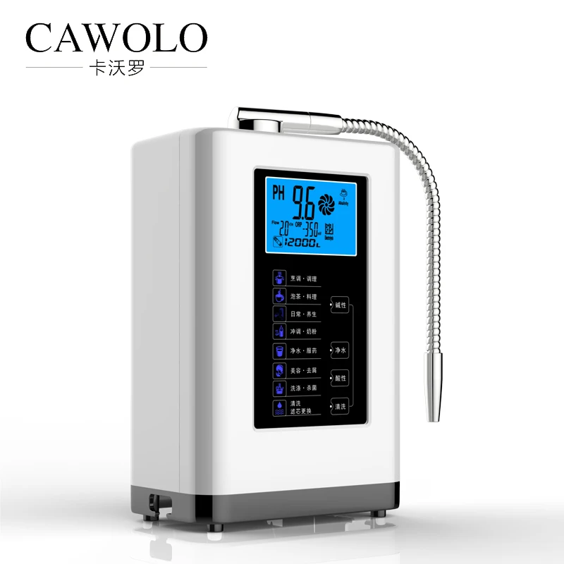 Size of electrode 79*43mm alkaline water ionizer in india popular alkaline water ionizer machines titanium kangen 11 plates