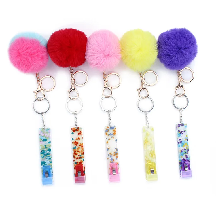 Hot-Sell 9pcs/set Self Defense Keychain Set Survival Women Items Inkfe