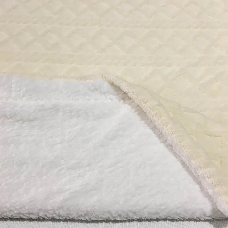 Customized Polyester Knitted Warm Soft Two Sides Sherpa fleece Blanket