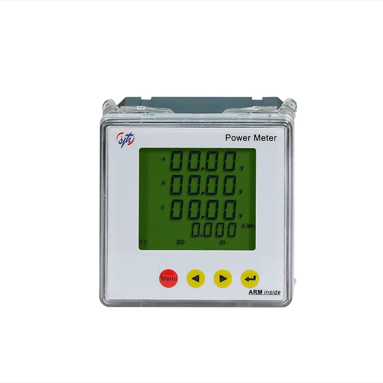 Latest Smart LCD panel power monitor kWh and watt hour meter three phase AC harmonic monitor kilowatt multimeter for sale