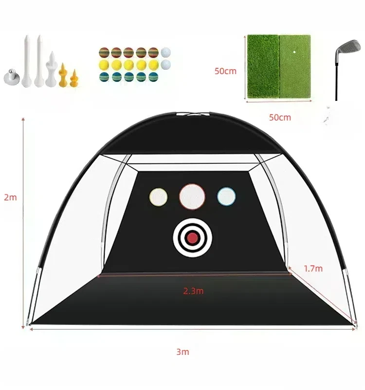New Arrival 2024 Hot Sell Indoor Outdoor Portable Golf Practice Hitting Net Sport Games Golf Tent Wholesale Price