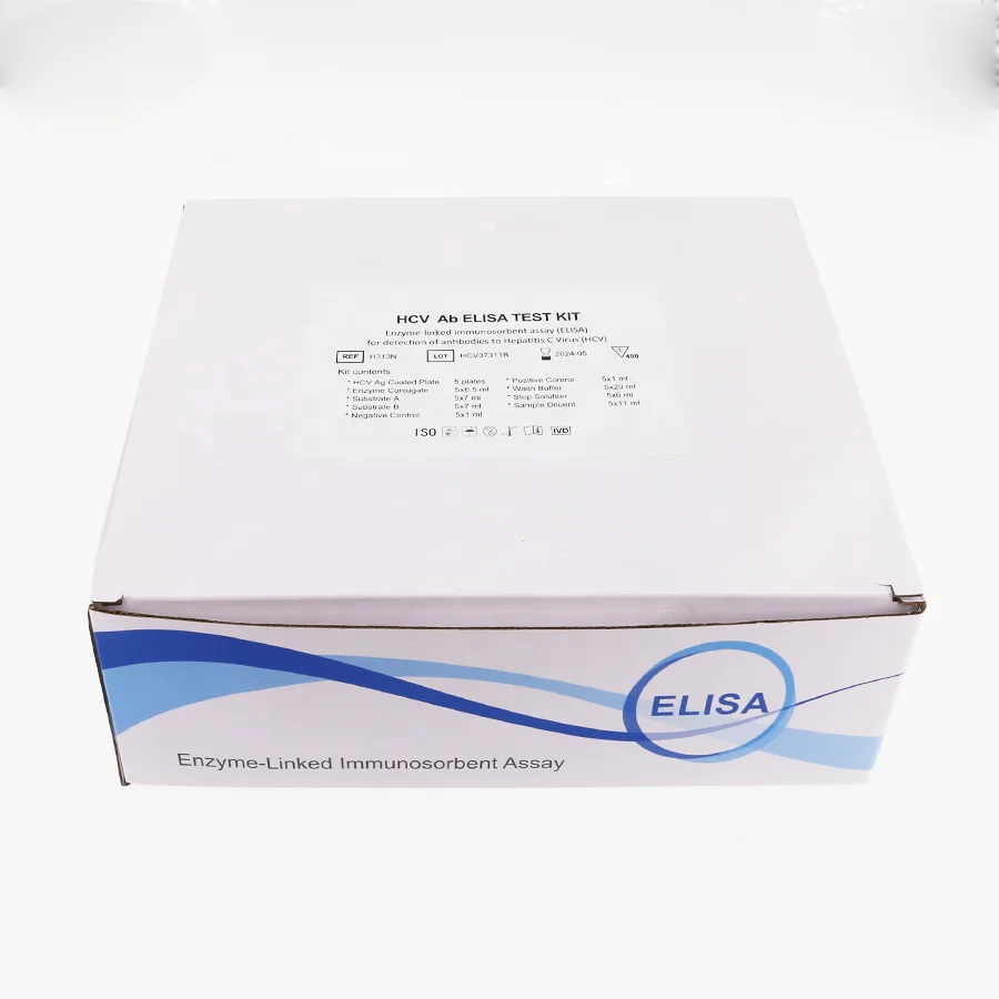 Hot selling Elisa test kits diagnostic elisa reagent HIV HCV TOXO Hbsag PSA CMV Elisa test kit Enzyme-linked immunoassay