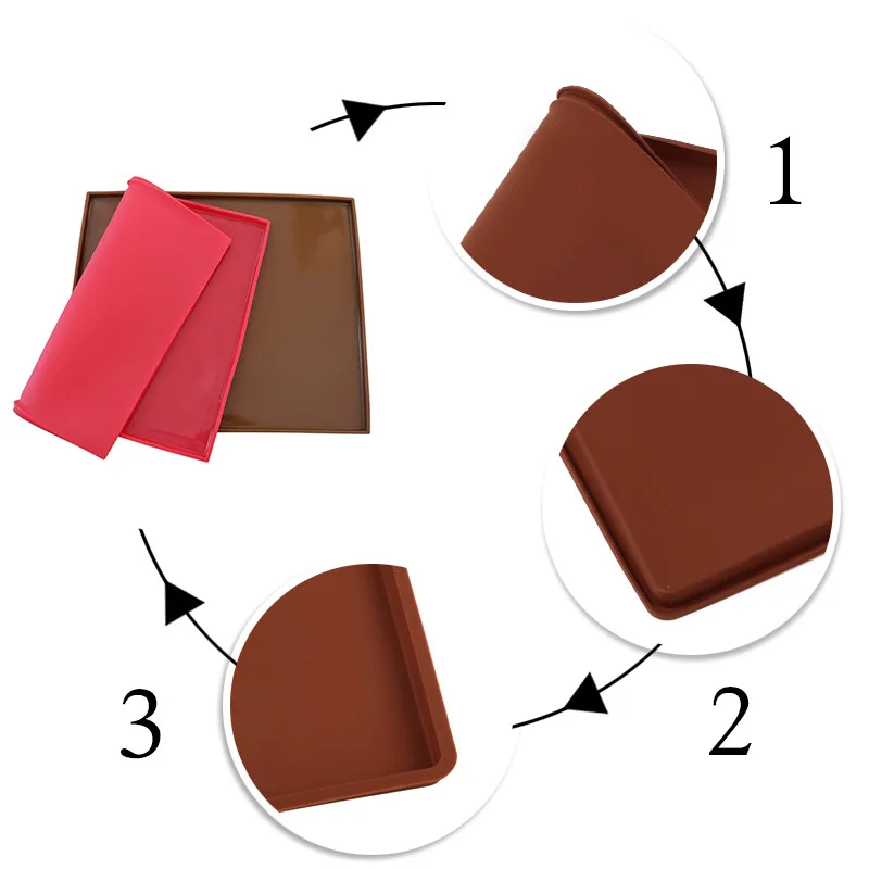 Silicone Swiss Cake Roll Pad for Baking Grill Barbecue Mat Essential Tool for Dishes & Pans