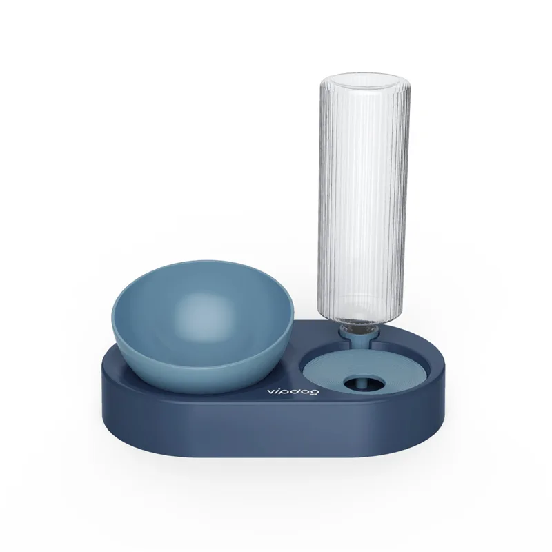 
Luxury Hot Selling Pet Supplies Water and Food Bowl Set Feeding Automatic Food And Water Dispenser New Design Double Food Bowl 