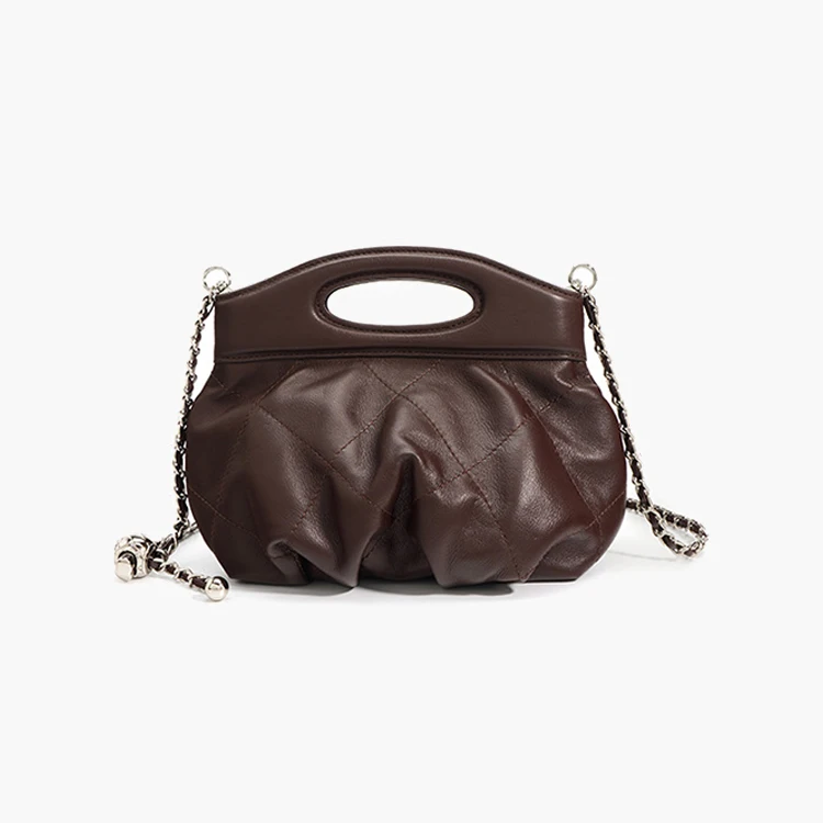 Custom Fancy Design Oversized Woman Clutch Bag Pleated Fashion Handbag For Evening Purses And Handbags