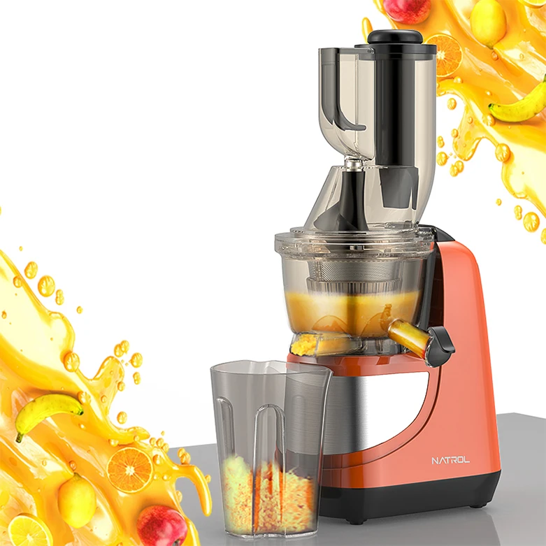 OEM Upgrade Version Stainless Steel Cold Press Slow Juicer Extractor Machine Kitchen Household Kitchen Mixer Direct from Factory