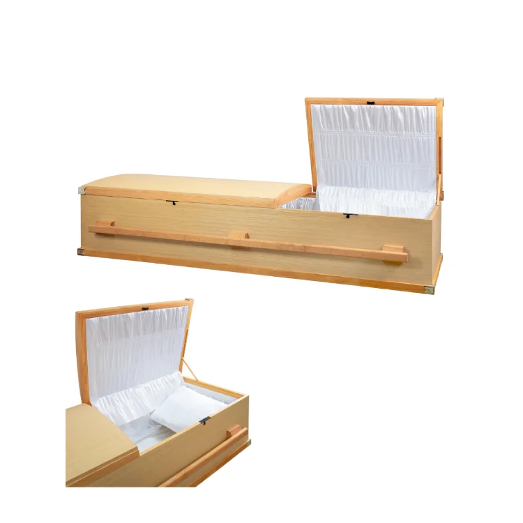 Caskets And Coffins Wooden Coffin Elegant Funeral Best Price Cremation Casket Casket Coffin Factory Vietnam Manufacturer