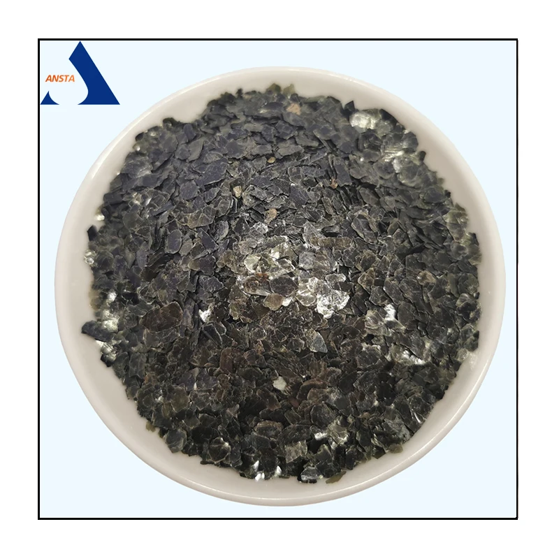 Mica Factory Supply Natural Biotite Mica Flakes Black Mica Flakes