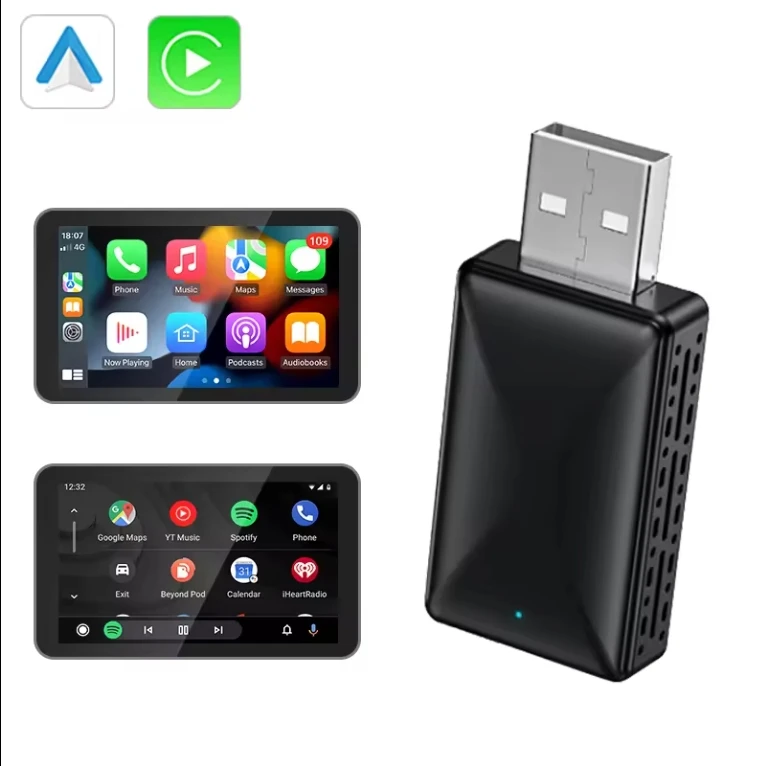 Wireless Carplay Dongle Smart android auto USB AI BOX For Factory Wired Car Play Wireless