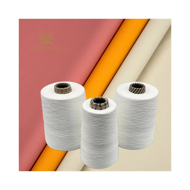 40s/1 polyester blended yarn rayon polyester R/P 70/30 raw white