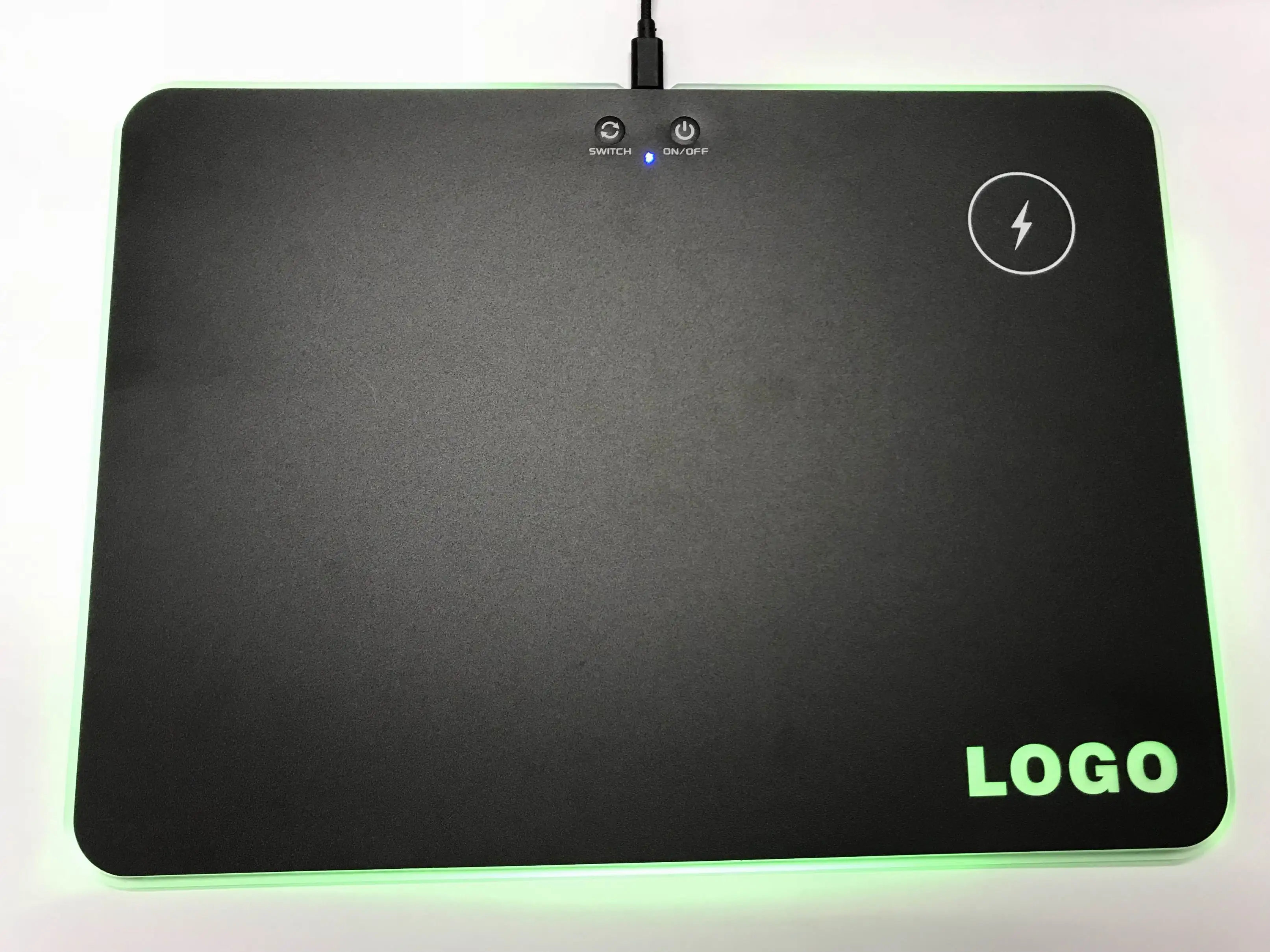  Мягкий игровой коврик для мыши RGB светодиодный с подсветкой 11