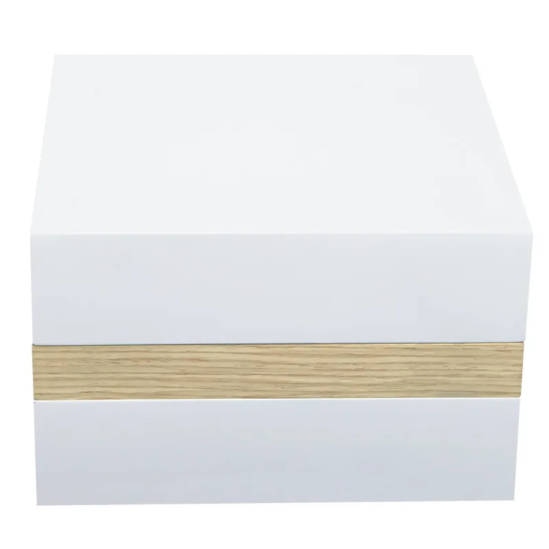 Luxury custom watches storage boxes white wooden watch box