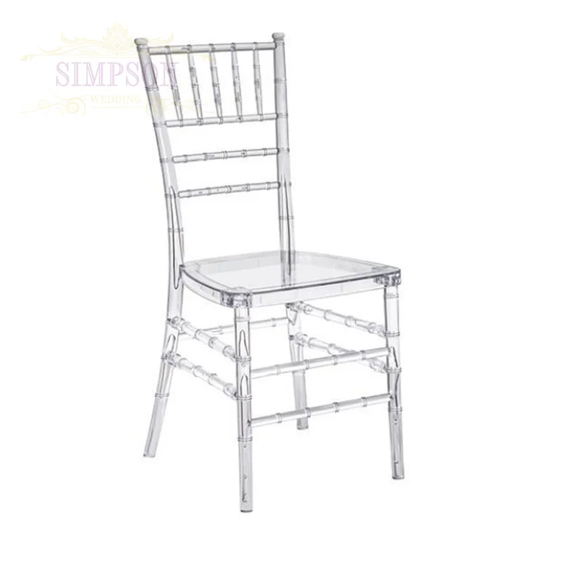 Disassembly Acrylic Wedding Chair Hotel Furniture Chairs for Transparent Party Wedding Chair