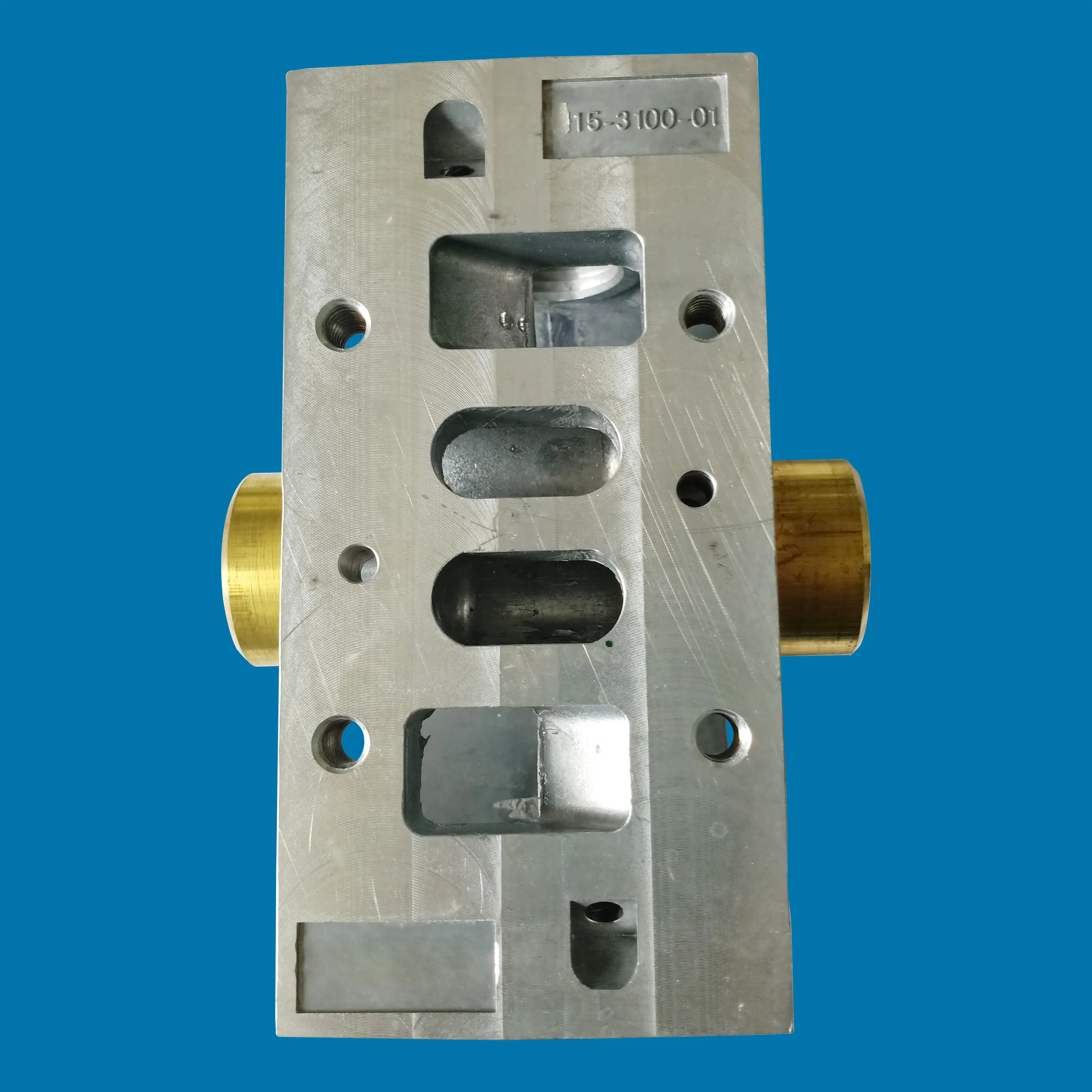 Aluminum Center Block 15-3100-01-225 for Wilden Air operated Double Pneumatic Diaphragm Pump Parts