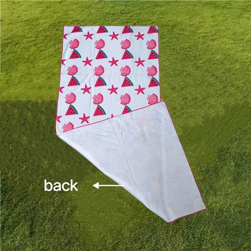 Free Design Custom Beachtowel Beach Towel With Logo Custom Print Fast Shipping Summer Large Microfiber Beach Towel Microfiber