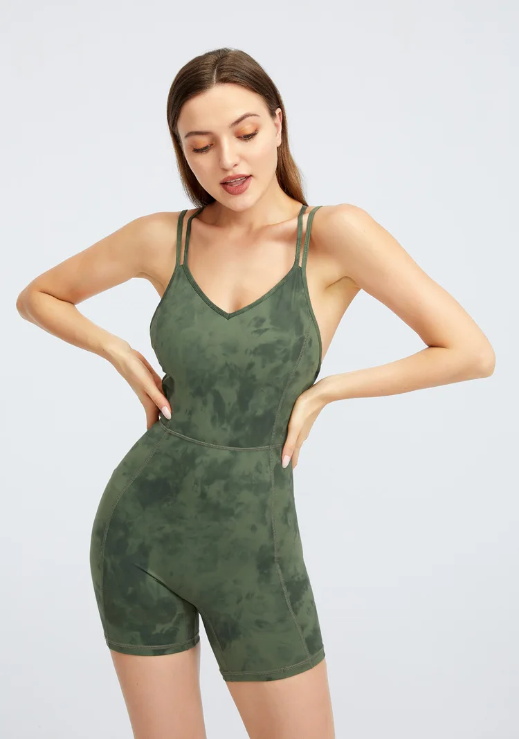 Shorts Women Fitness Wears Rompers Womens Jumpsuit Shorts Yoga Wear