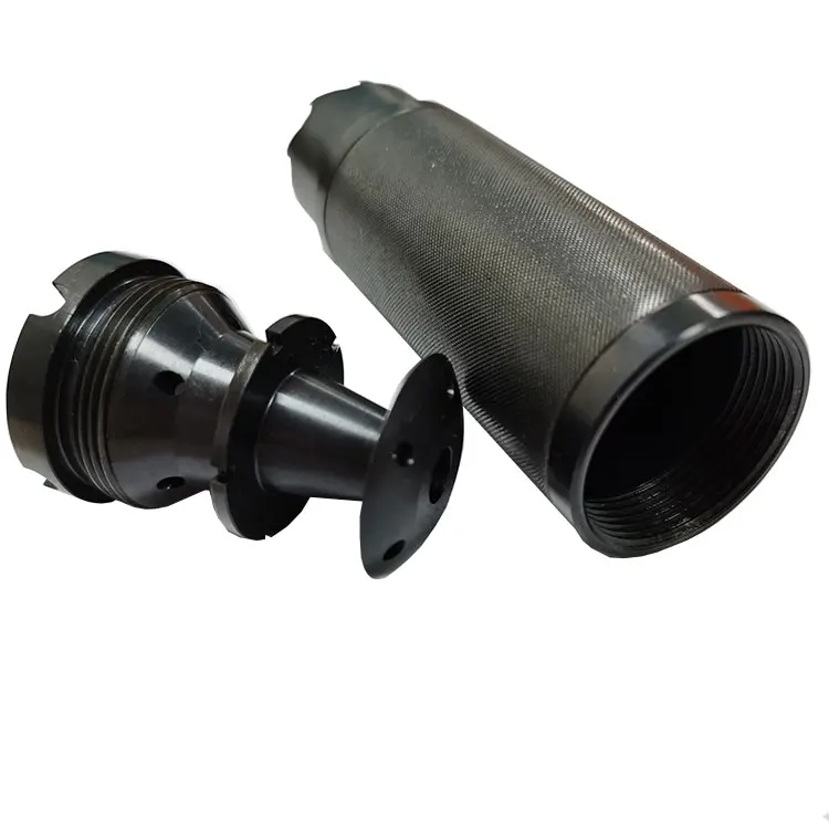 Custom Machining Inner Cavity Expansion Chamber Noise Metal Steel Titanium Inconel CNC Milling and Turning Service Metal Tube