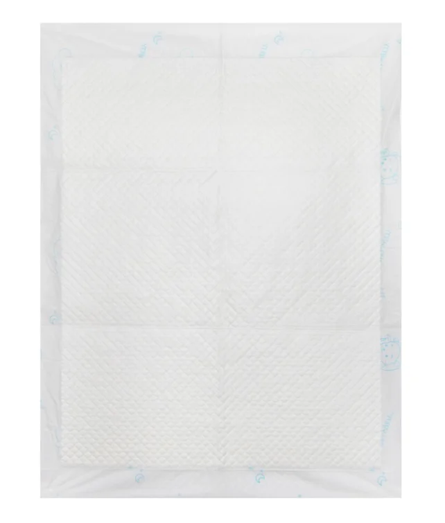 
3 layer disposable super absorbent underpad for beds with new design 