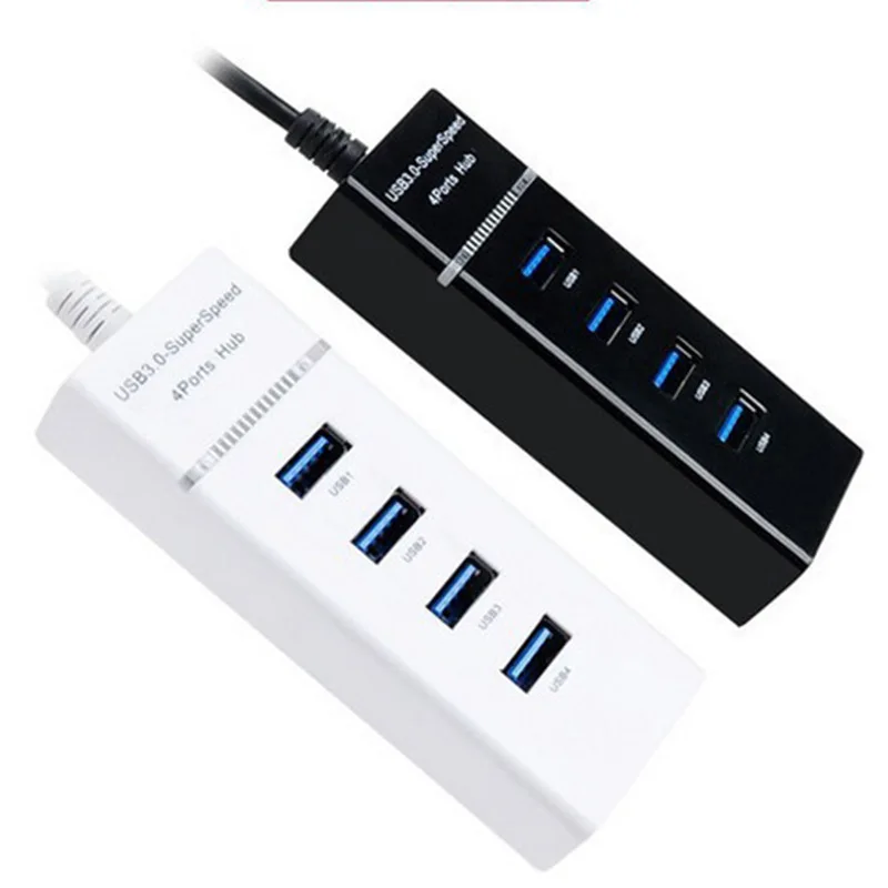 External Multi USB HUB 4 Port High Speed USB3.0 2.0 Hub Splitter Expansion for Mac Desktop PC Laptop Adapter USB HUB
