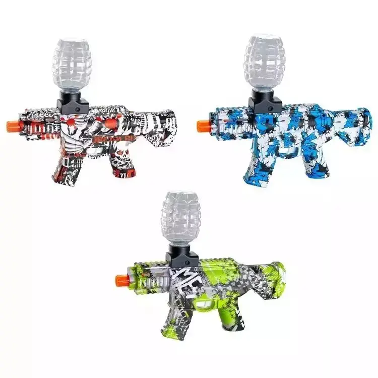 M416 Game Gun Set with CPC Certification, Electric Gel Ball Gun and Graffiti Gel Spray Ball Gun 1000 bullets