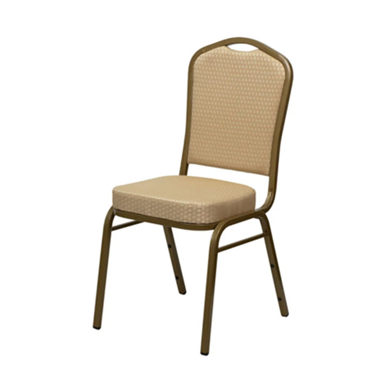Cheap Price Wholesale Hotel Hall Chairs Stackable Fabric Restaurant Wedding Banquet Chairs with Metal Frame
