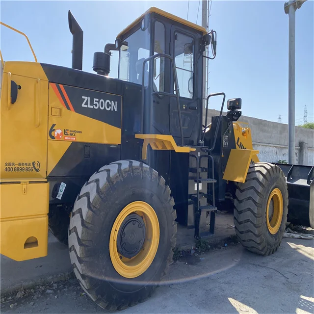 Wheel Loader ZL50CN  Most Popular Used LIUGONG ZL50CN Hydraulic Wheel Loader ZL50CN Rated Load Capacity 5 Ton Second Hand Loader