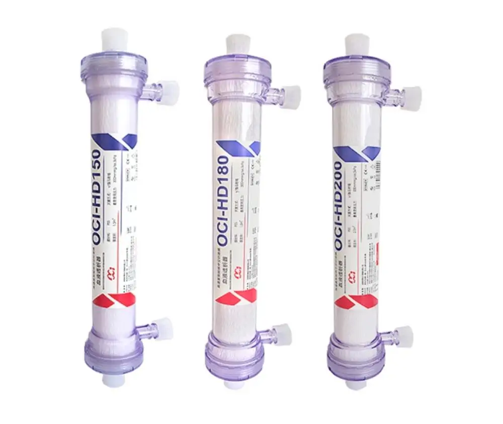 Medical Consumable Dialyser Polysulfone Membrane Dialyzer Hemodialysis Blood Tube For Sale Dialyzers