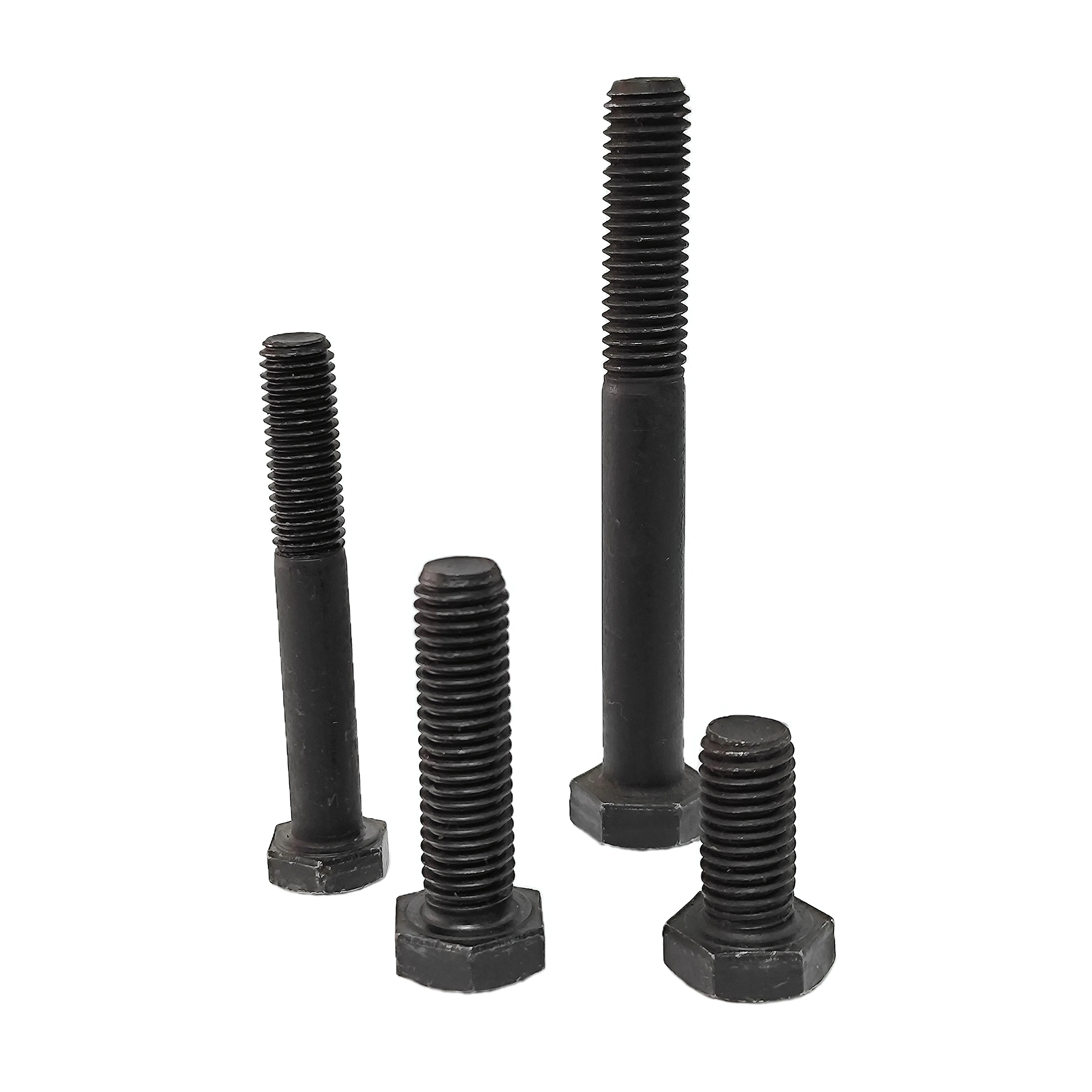 Black Hex Screw Bolt Din933 Tuerca Y Perno Fasteners Hexagon Bolts 8.8 Hex Head Bolt Price Industry 8 Strength Plain DIN CN;HEB