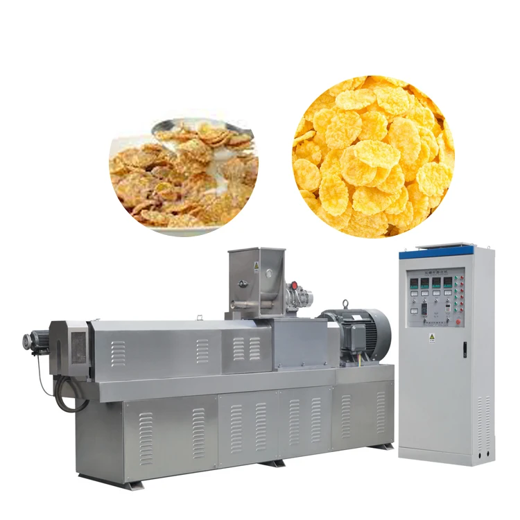 Многофункциональная линия по производству хлопьев для завтрака средней и большой емкости