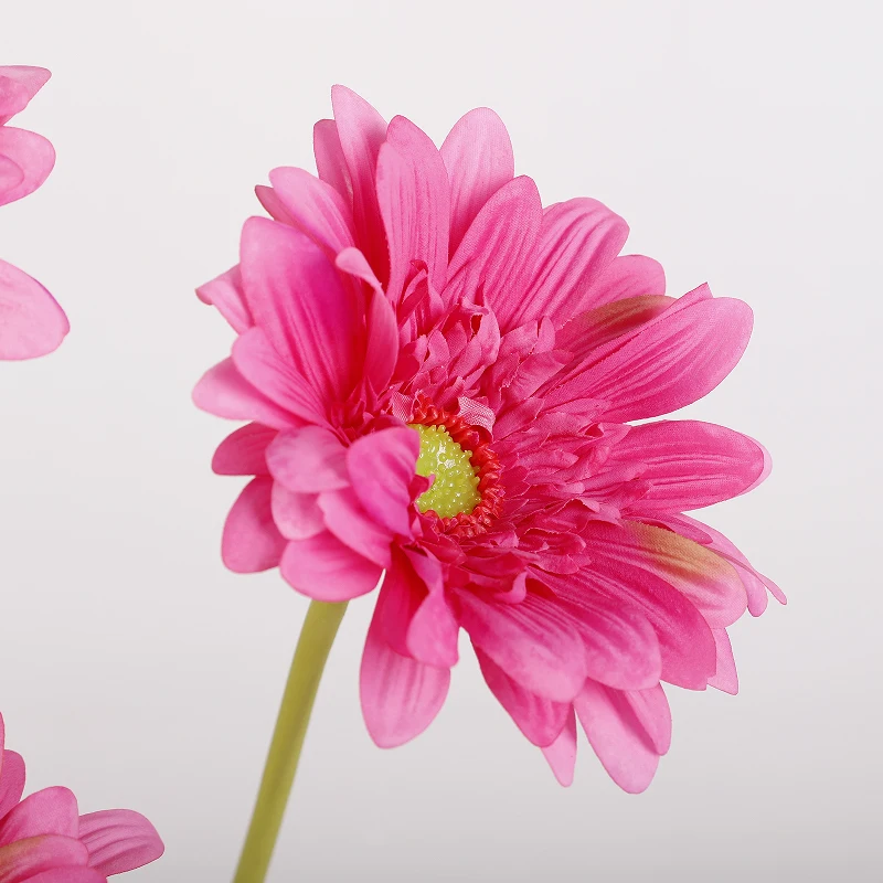 Artificial Single Head Gerbera Flower Branch for Wedding Decoration Real Touch Moisturizing Chrysanthemum