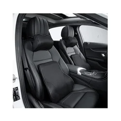 Fast Delivery Hot Sale High Density Memory Foam Neck Travel Pillow A  set of car headrest backrest back Cushion for Auto Car