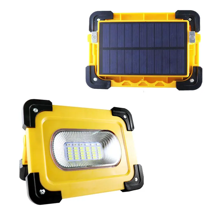 LED emergency charging projector lights for outdoor square construction site lighting