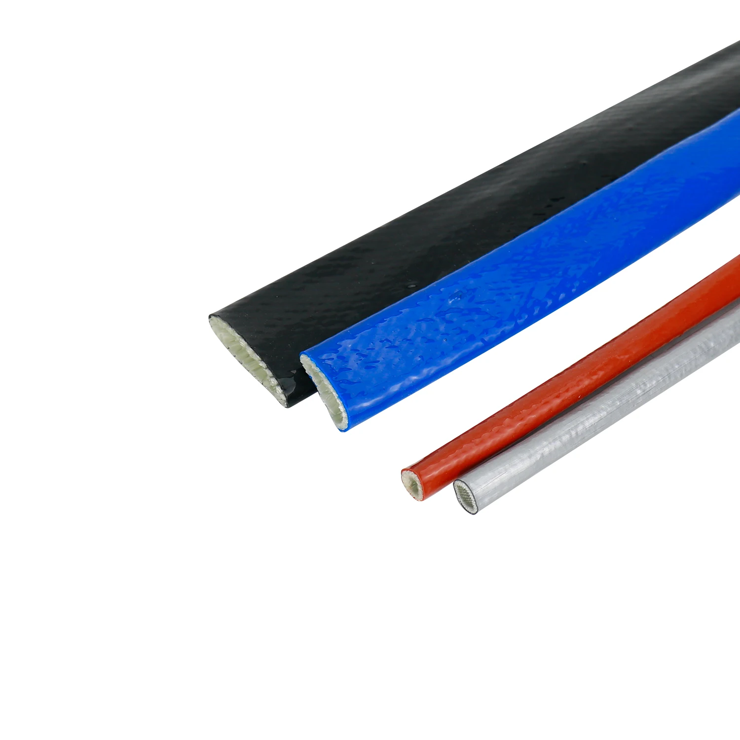10mm Fire Resistant and Heat Resistant Silicone Rubber Insulation Fiberglass Sleeving