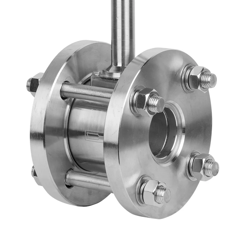 YEZON PL121 Stainless Steel Variable Area Air Integrated Vortex Flow Meter Clip Clamp Gas Flowmeters